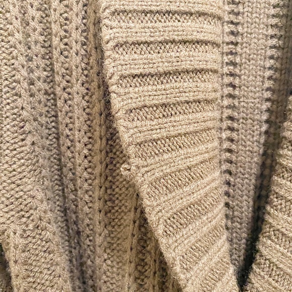 Nevada Shawl Collar Cardigan Sweater Brown S 6-8 - Picture 11 of 11